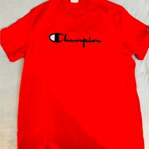 Champion Women's Vibrant Red Short Sleeve Tee